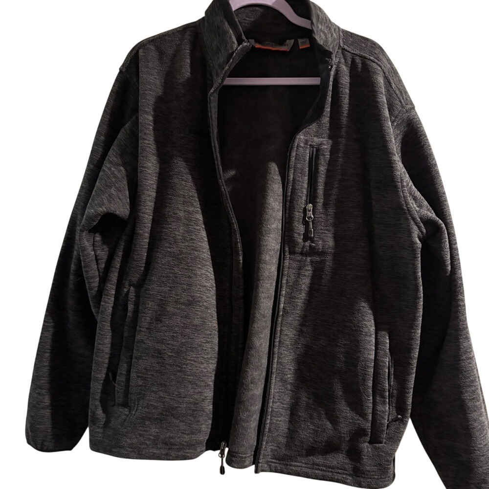 Free‎ Country Men's Grey Fleece Jacket, NWT, Size M